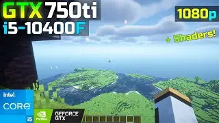 Minecraft OptiFine 1.21.4 | GTX 750ti + i5 10400F | 1080p + Shaders