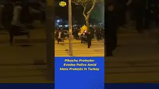 Pikachu Protester Evades Police Amid Mass Protests in Turkey