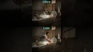 RDR2 &ndash; Bath Time in Low vs Ultra Settings