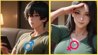 TGTF| Male to Female Transformation with Magic Filter | Anime Style