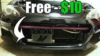 Easy Custom Oil Cooler Bracket!! (FRS, BRZ, GT86)