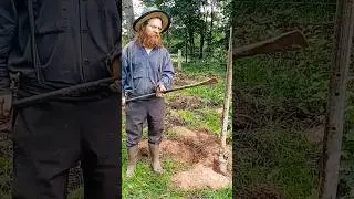 Ключ к рытью ямок под столбы в твердой или каменистой почве #усадьба #забор #строительство