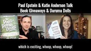 Paul Epstein and Katie Anderson Talk Book Giveaway and Daruma Dolls