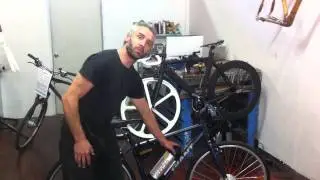 Electric Giant Cross City with Solar Bike Conversion Kit