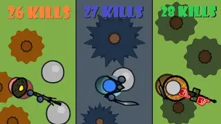 *SURVIV.IO* 26+27+28 KILLS in SOLO SQUADS games !!! (potato,normal and cobalt mode)