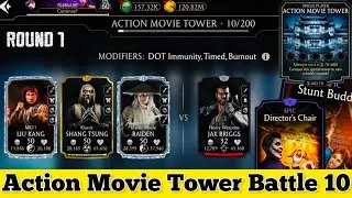 Action Movie Tower Boss Battle 10 & Equipments Review + Free Tower Pack | MK Mobile Update 4.2