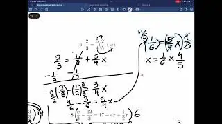 2.6: Linear Equations with Fractions
