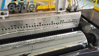 7000mm HDPE width geomembrane sheet extrusion machine#extrusion line#extruder 👍