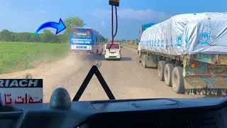 GT Road bus race | Waraich Express High Speed buses race on GT Road