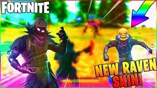 THE NEW INSANE RAVEN SKIN IN FORTNITE! (FORTNITE BATTLE ROYALE)