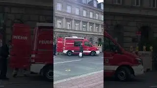 F&uuml;rth Feuerwehr 🚒 fire Brigade Bus пожарний автобус