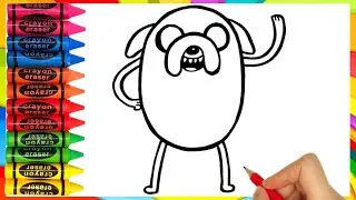 How to draw Jake The Dog From Adventure Time