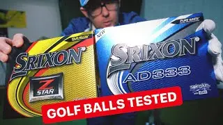 GOLF BALLS TESTED SRIXON Z STAR AND AD333