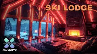 Cyber Ski Lodge – Neon Winter