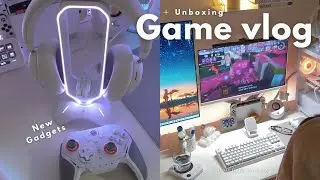 game vlog ⁞ ブラックフライデーで入手したガジェットを開封🎧 ⁞ サーモンラン ⁞トラベラーズレスト🍺BLITZ2コントローラ,CENTURYヘッドホンスタンド