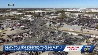 Site cleanup continues after deadly UPS plane crash in Louisville