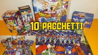 GOKU ULTRA USTINTO?! Apro 10 PACCHETTI di Lamincards di Dragon Ball Super - Saga Collection: *sfiga*