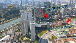 OBRAS PARQUE DA CIDADE EZ TEC ESTHER TOWERS UM DOS MAIS BELOS PROJETOS EM COSNTRU&Ccedil;&Atilde;O DA CIDADE SP🏣👷🏽