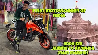 Jammu To Ayodhya ( Ram Mandir ) on bike ❤️ 3000 km 😟 || Itne Thand mai khese ponche ge ?😰
