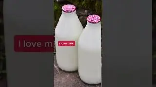 😋 Who else loves drinking milk? #milkbottle #milk #milkdelivery #milktops