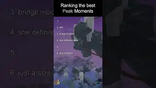 Ranking Top 6 PEAK Moment 💀💀 #peak #peakgame #peakgameplay
