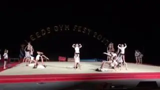 Leeds Gymnastics Club Acro Proficiency Squad Performing at Gymfest 2017