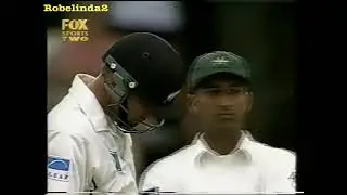 Mark Richardson hits a six in real cricket  I am serious