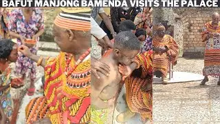 AFRICAN-CAMEROON RICH CULTURAL DISPLAY AS BAFUT MANJONG BAMENDA BRANCH'S VISIT TO THE BAFUT PALACE