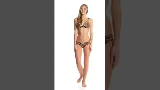 Hobie Swimwear Strike A Posey Strappy Hipster Bikini Bottom | SwimOutlet.com