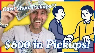 600 долларов на выставке Card Show Trade Day 🐐 Лучшая футболка! Как я мог её раньше не иметь?