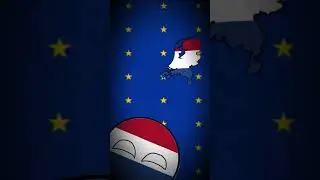 Europe！#country #shorts #polandball #countryballs #flag #map #Netherlands #Europe #EU