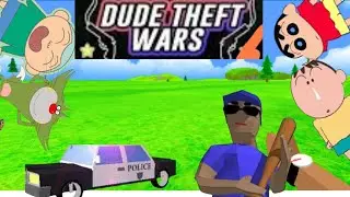 Shinchan and his friends play dude theft wars for the first time 🔥🔥