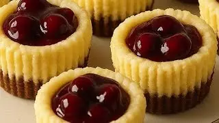 Easy and Yummy Mini Blueberry Cheesecake