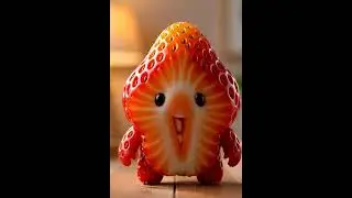 Tiny Strawberry ASMR Bites | Slow Motion |  छोटा स्ट्रॉबेरी ASMR बाइट्स | स्लो मोशन