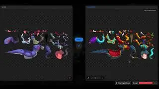 Quick re skin for 2d animation - Spine 2D AI