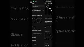 how to change Android brightness level 😀 #speedsong #slowedandreverb teah