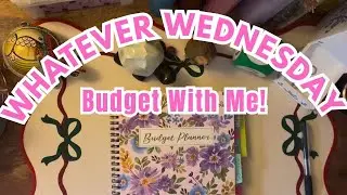 Whatever Wednesday| Budget With Me! Stretching $456 Paycheck for 2 Weeks | Unique Sticky Note System