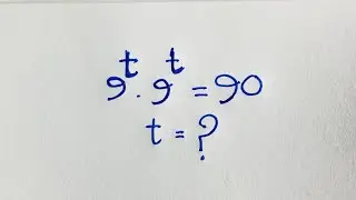 A tricky Exponential Maths Equations | Find the value of t?