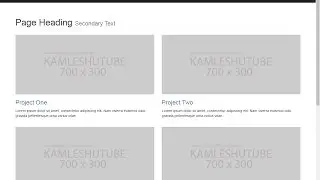 Bootstrap Layout Tutorial - 2 column layout
