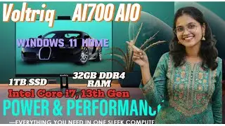 Voltriq AI700 AIO PC Unboxing & Review 🔥 | Smart All-in-One Desktop for Home & Office | Tamil