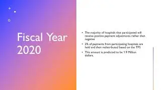 Hospital Value Based Purchasing !
