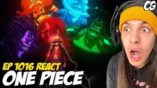 Luffy sugeriu que &eacute; t&atilde;o bom quanto eles?! SUPERNOVAS VS IMPERADORES! - React One Piece EP 1016