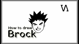 How to draw Brock | Pokemon | VIKAS ARTS