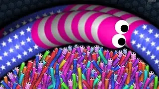 Wormate io Snake Best Trolling Gameplay || WromsZone io Hungry Snake best score gameplay #gaming