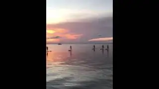 Florida Bay Outfitters sunset SUP yoga