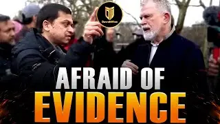Christian Runs the Moment Muslim Quotes Evidence | Mansur | Speakers Corner