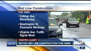IndyGo Red Line construction this week