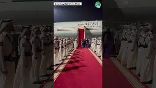 CEREMONIAL WELCOME FOR PM MODI IN DOHA, QATAR