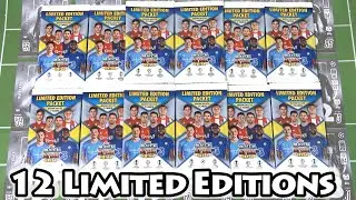 12 MATCH ATTAX EXTRA 21/22 Limited Edition Pack Opening | Trying To Find ALL GOLD LIMITED EDITIONS