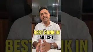 Best Rank in Imu-Cet ❓#imucet #shippingupdates